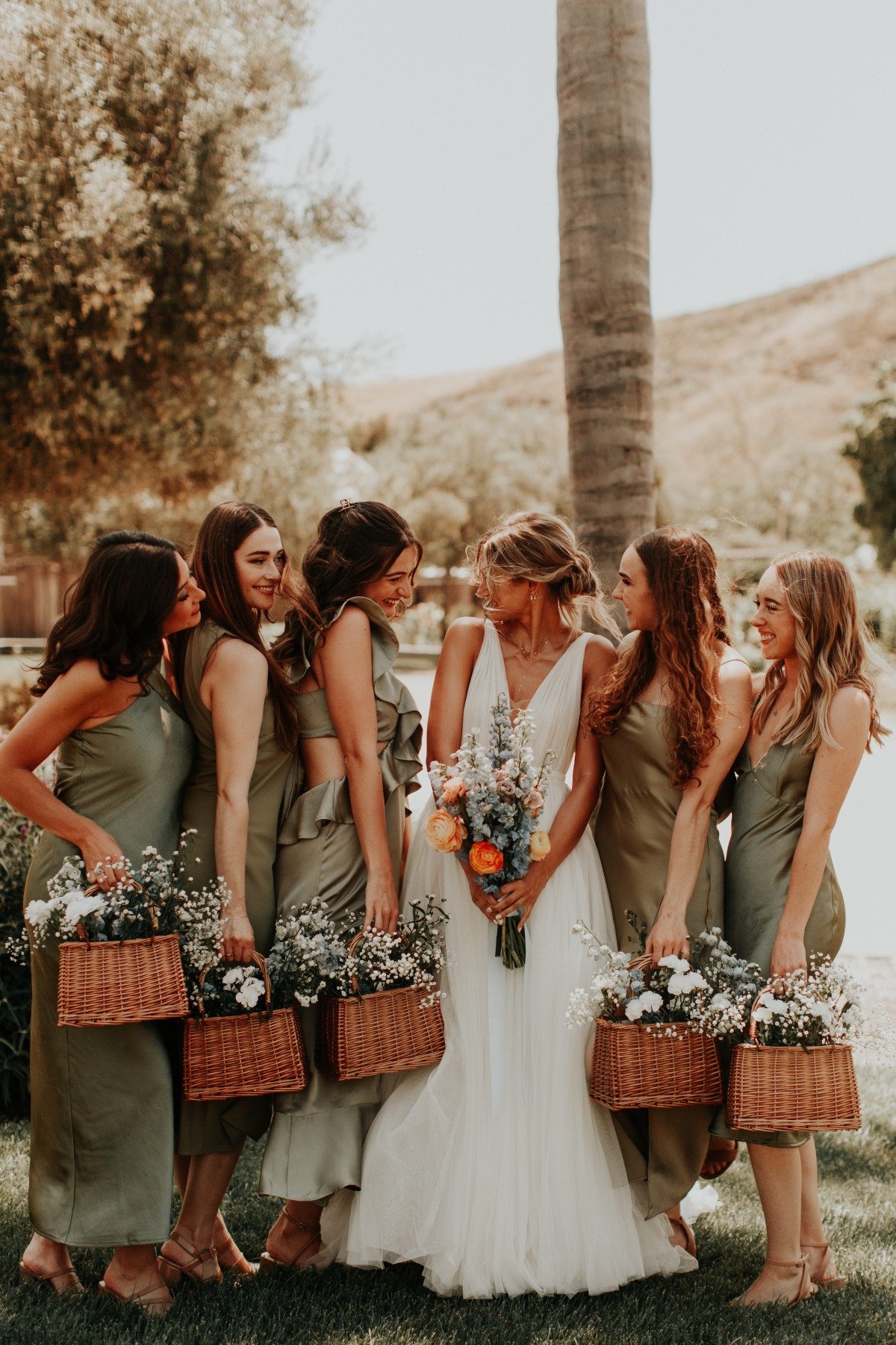 Handmade bridal party bouquets 