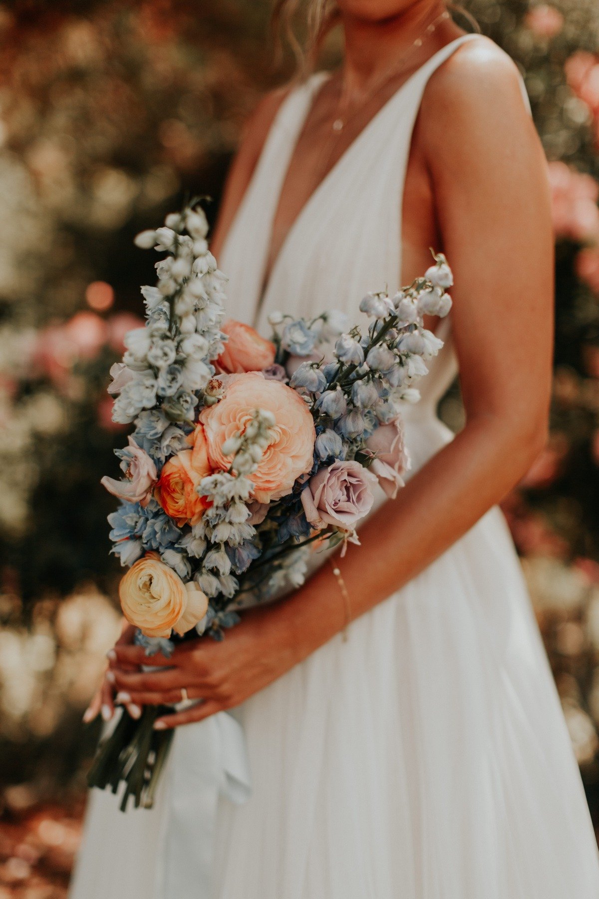Pastel handmade bride bouquet 