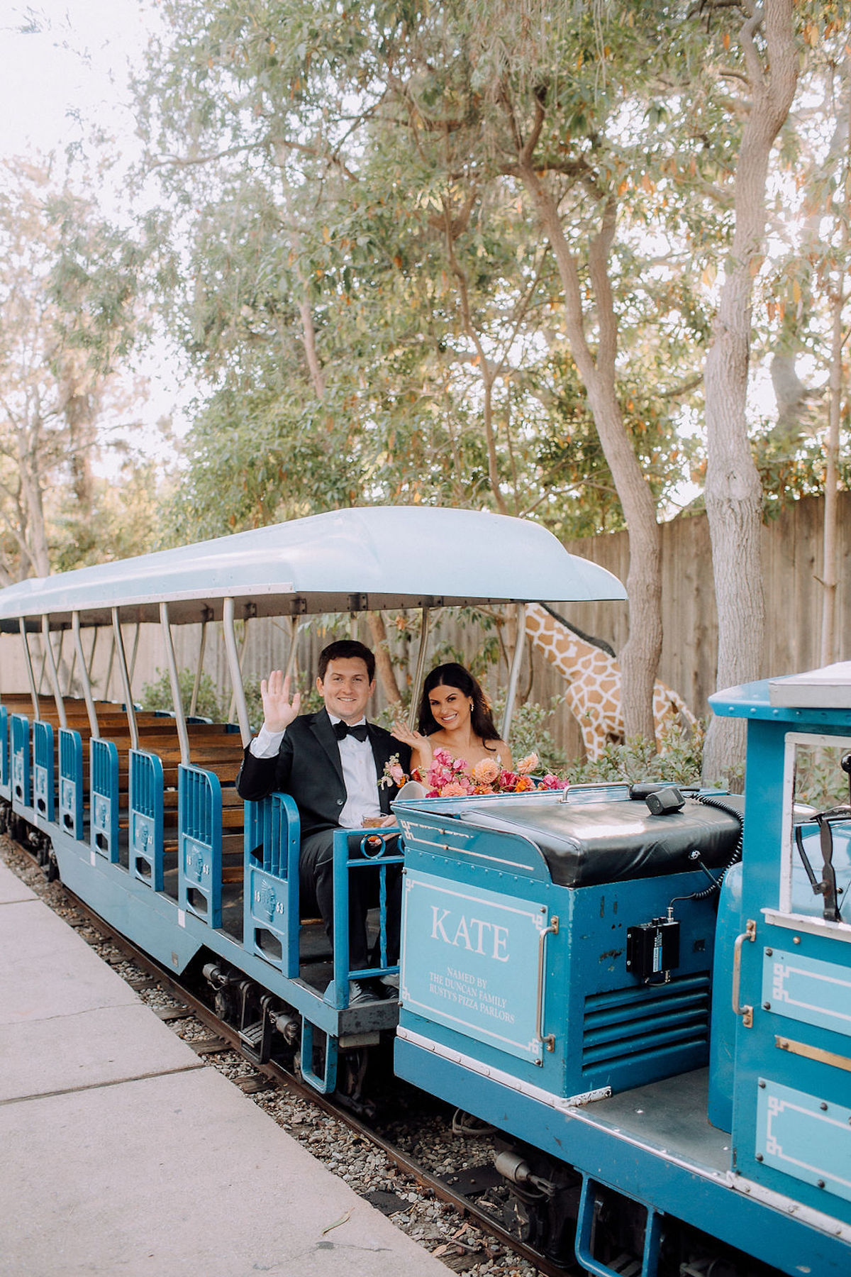 wedding train ride