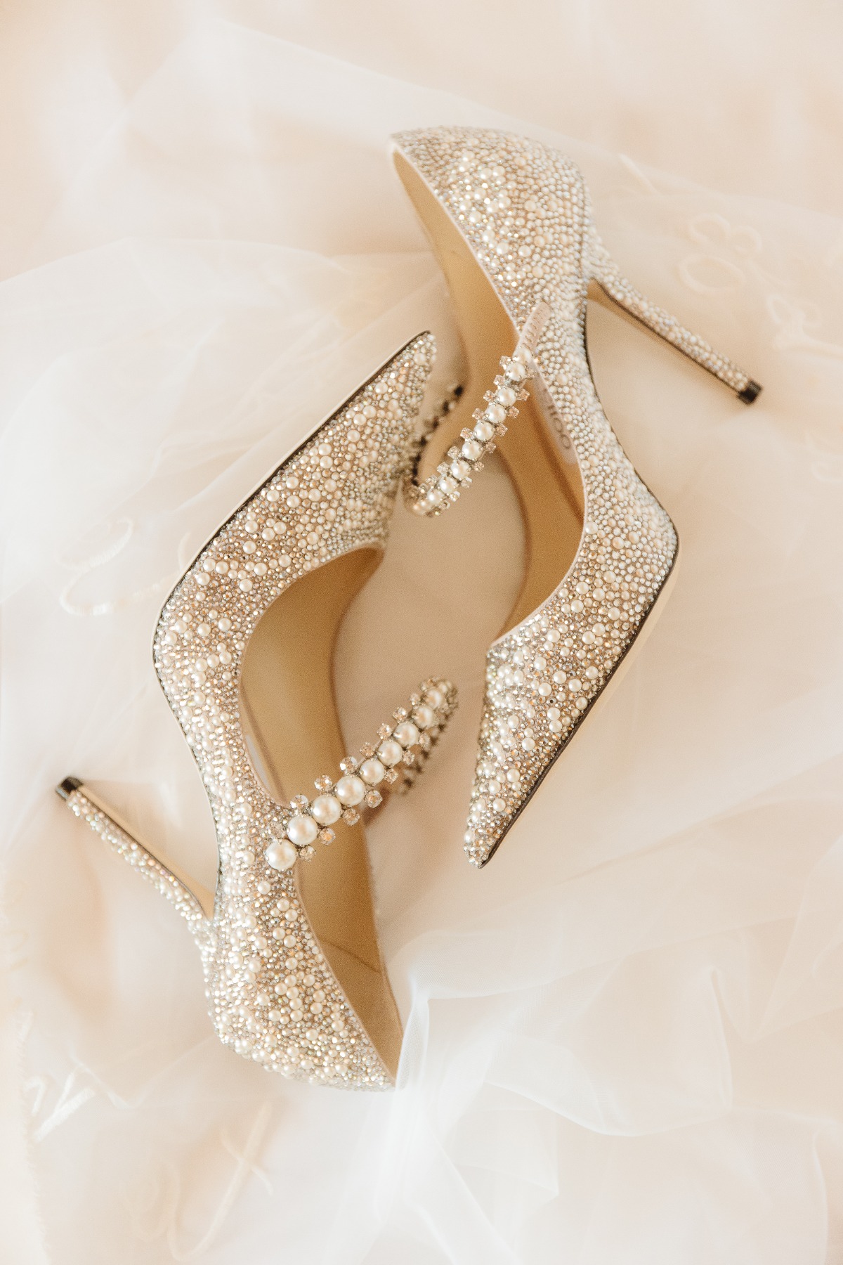beaded wedding shoes
