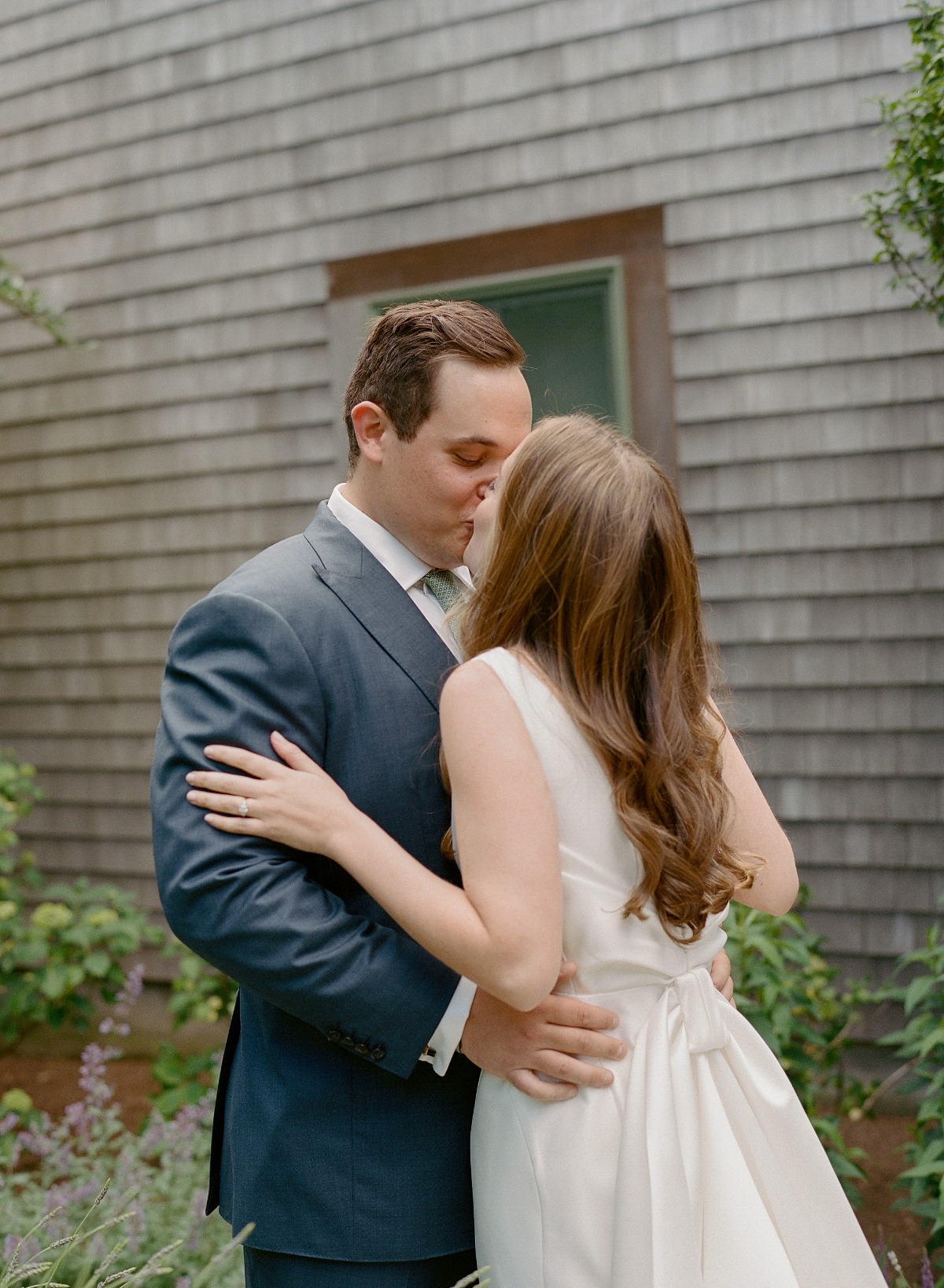 classic New England style wedding dress