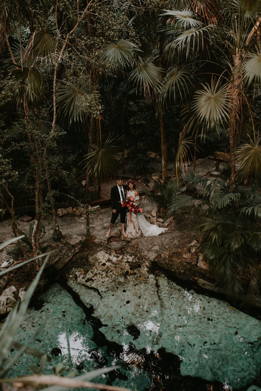 El Buho Cenote wedding in Tulum, Mexico