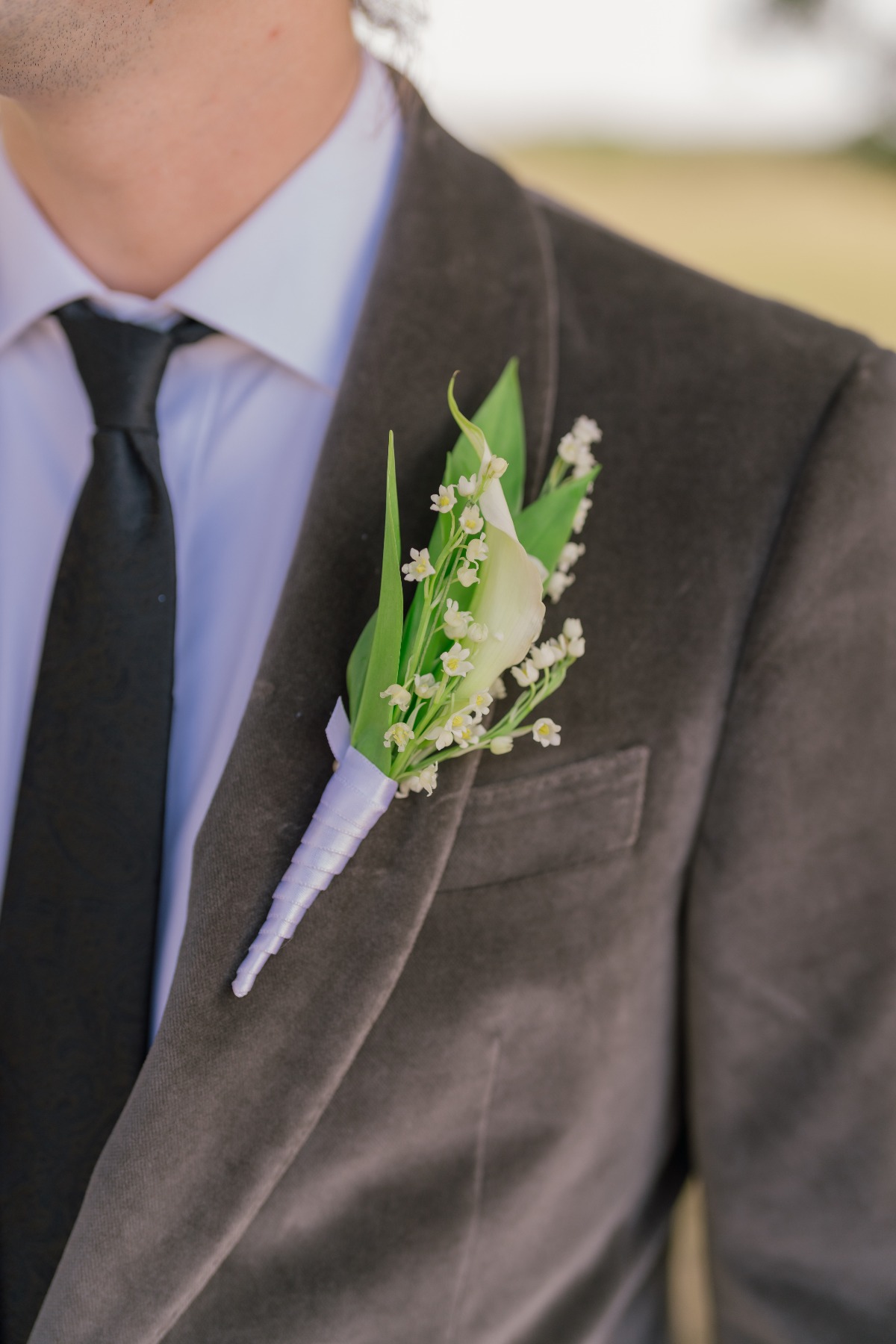 Callalily boutonniere 