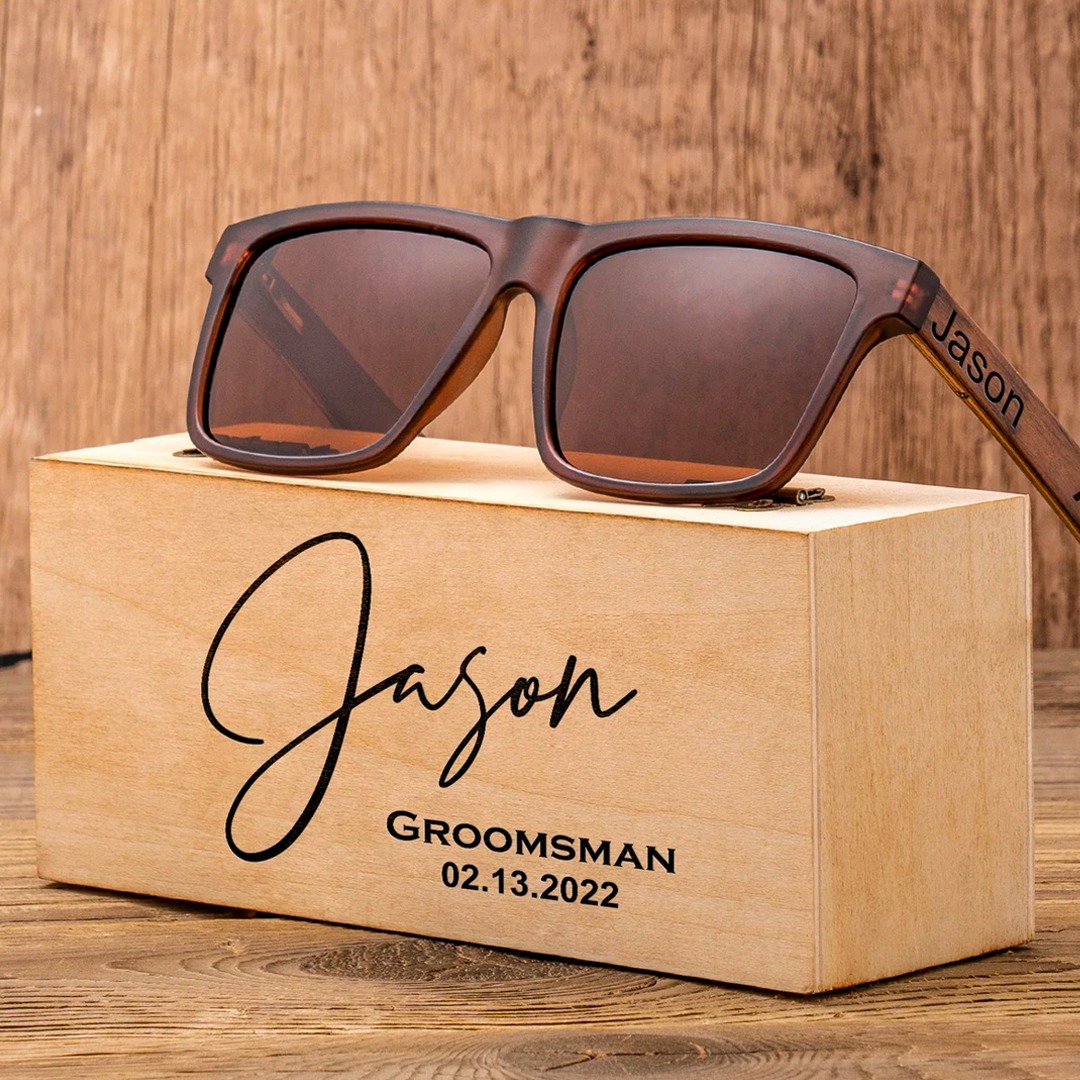 Personalized Groom Sunglasses
