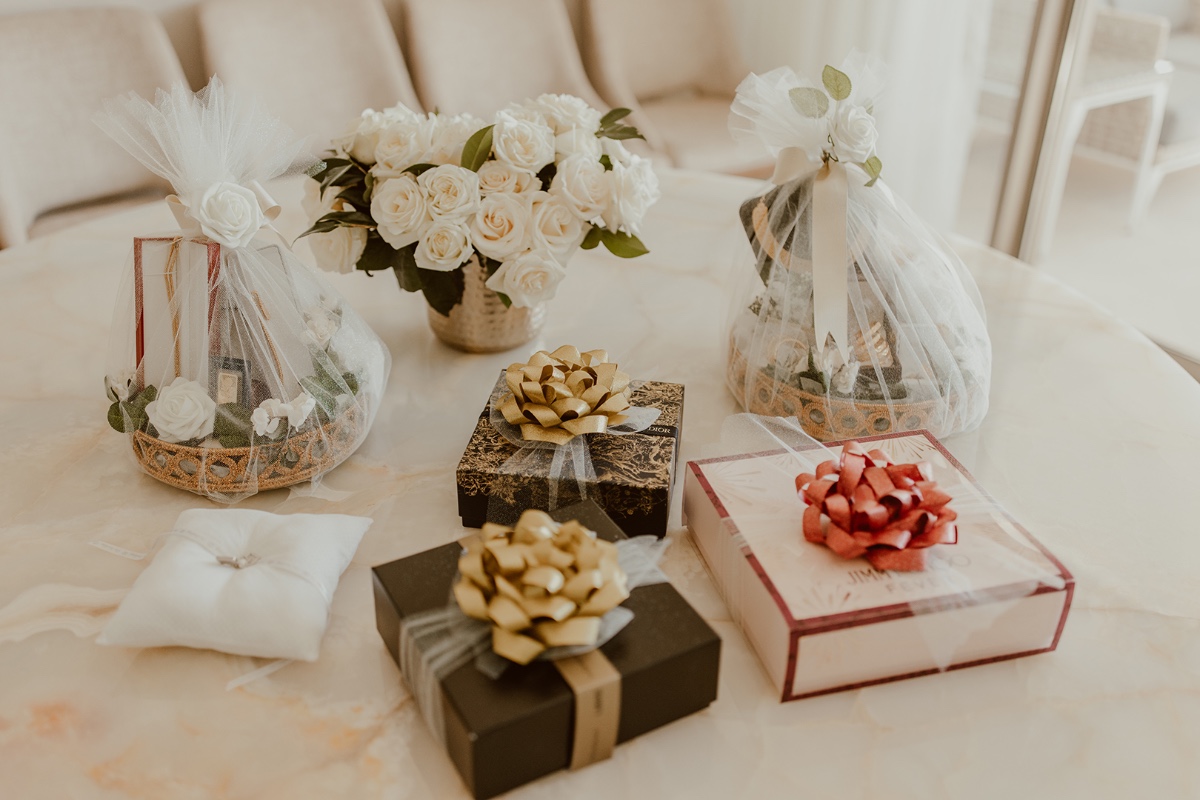 Gift baskets for Armenian wedding 