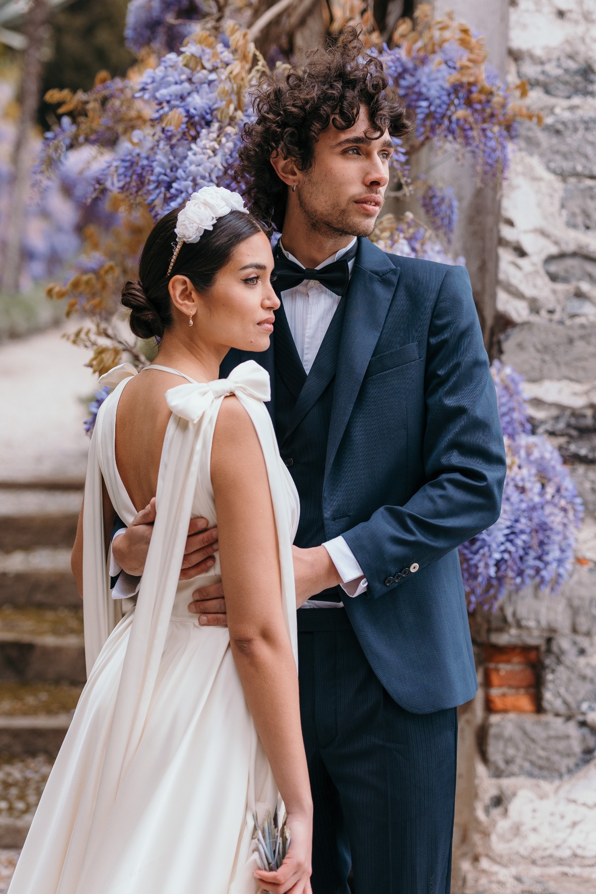 Romantic purple floral wedding 