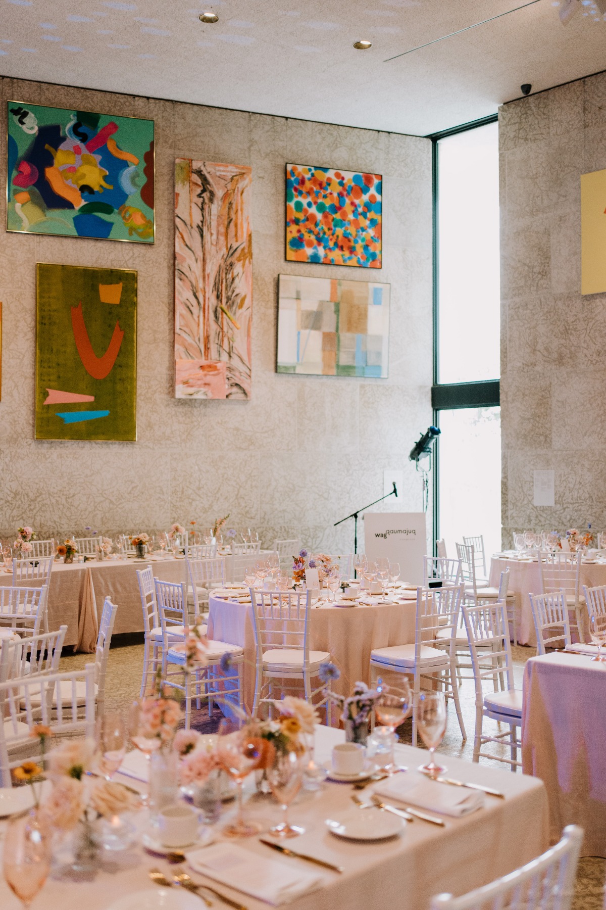 styling patterned reception venues