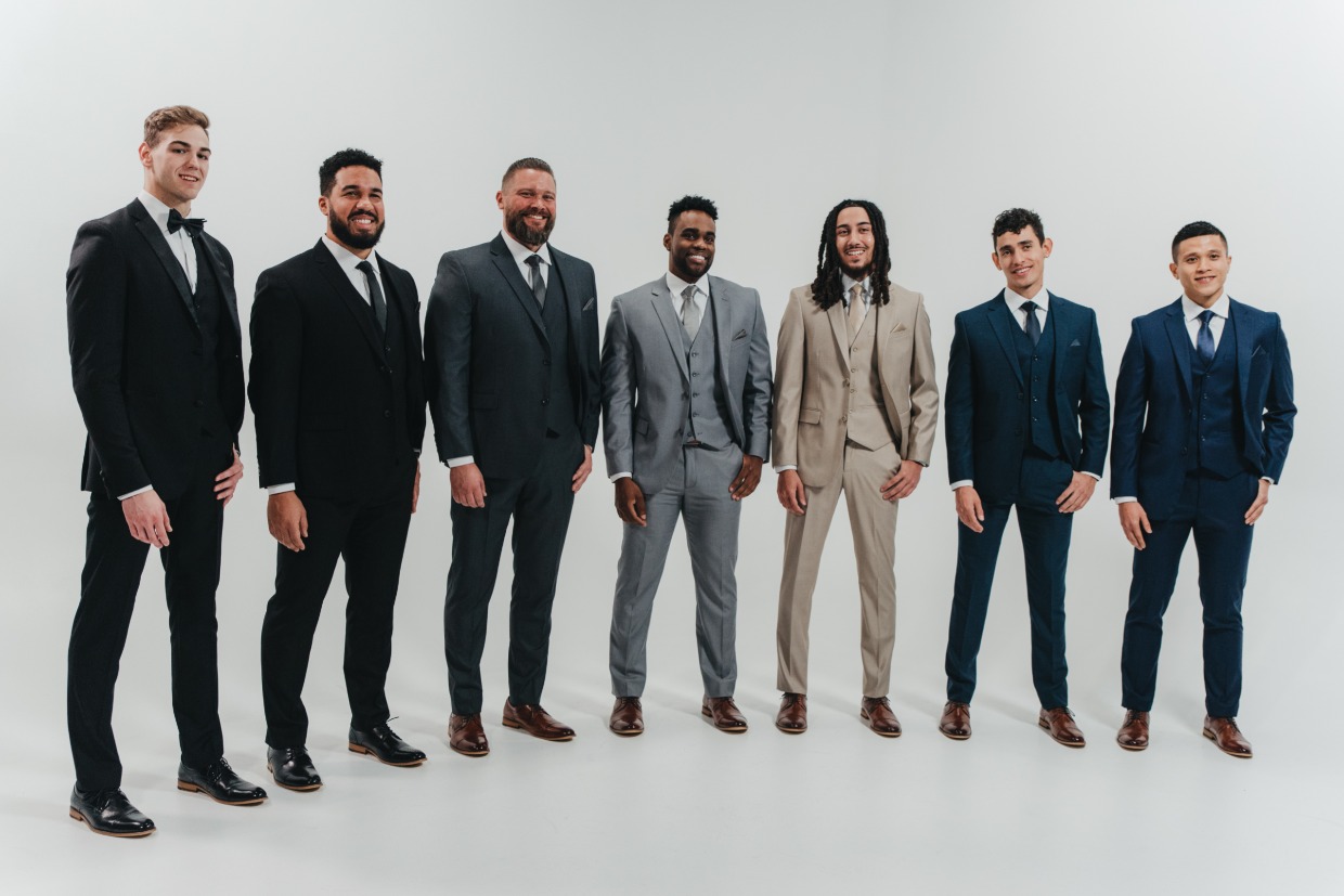 suit color options from the modern groom