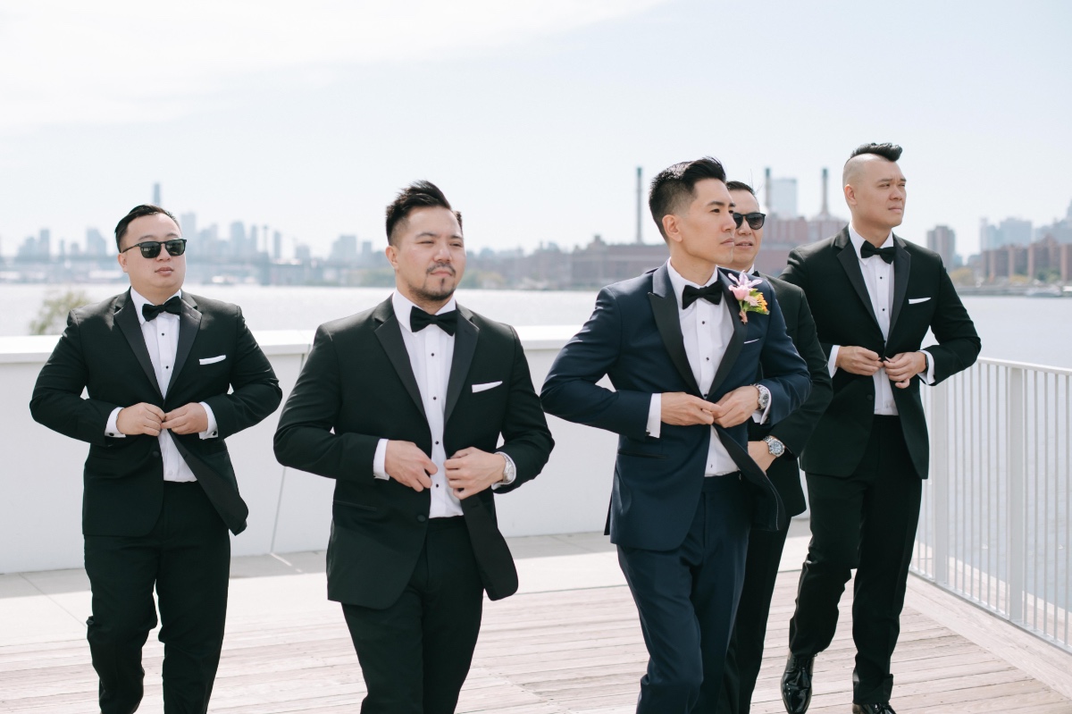 Classic New York groomsmen 
