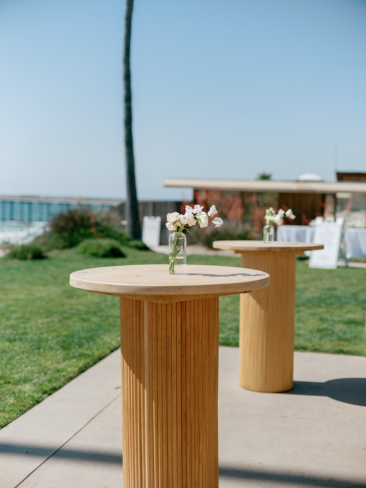 wooden cocktail tables