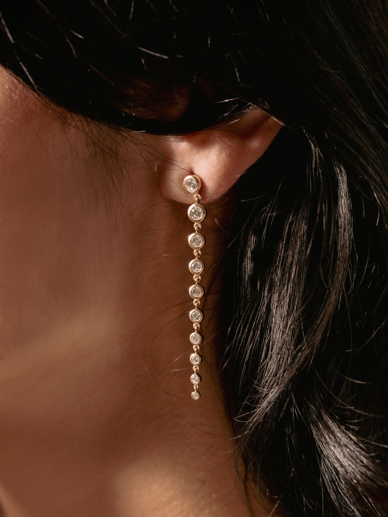 drop diamond earrings from Goodstone