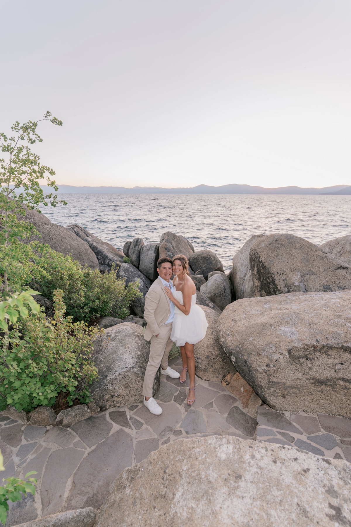 Tahoe bride and groom 
