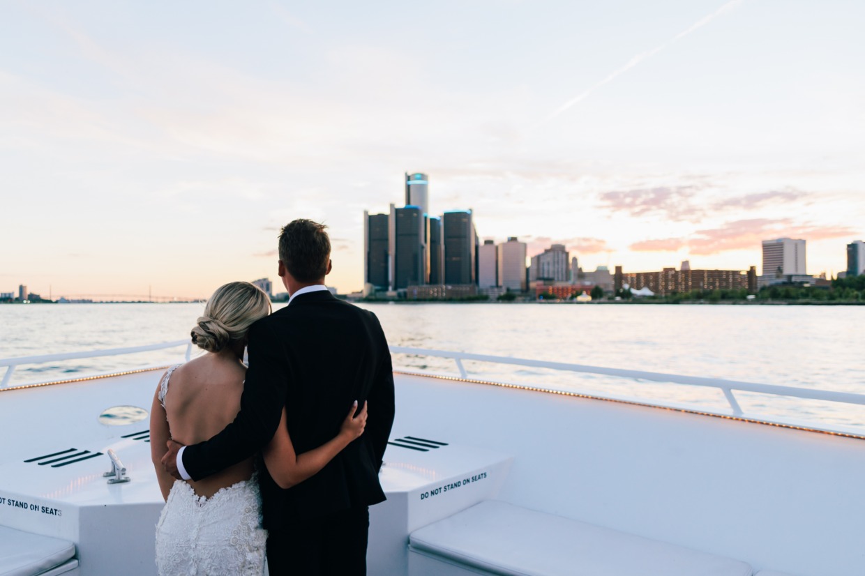 Infinity and Ovation Yacht Charters unique wedding portraits