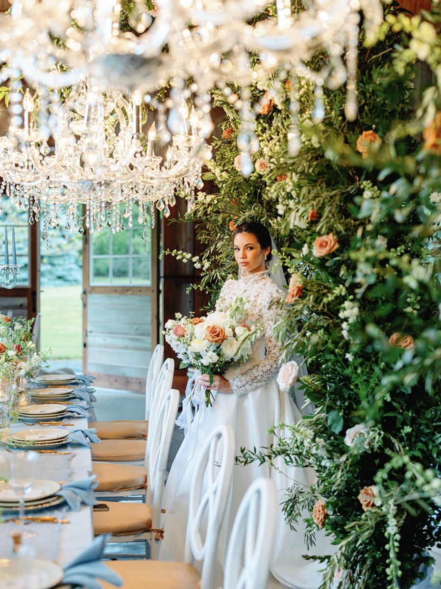 Refined yet luxurious installations inspired by Northeastern brides