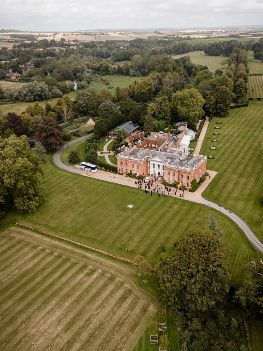 A must-see fairytale rose wedding at luxury estate Avington Park