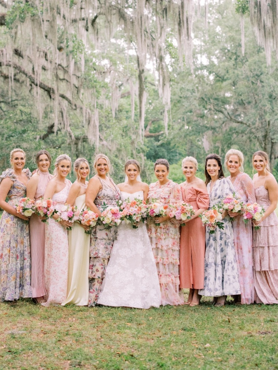 Floral inspiration filled this Tallahassee garden party wedding