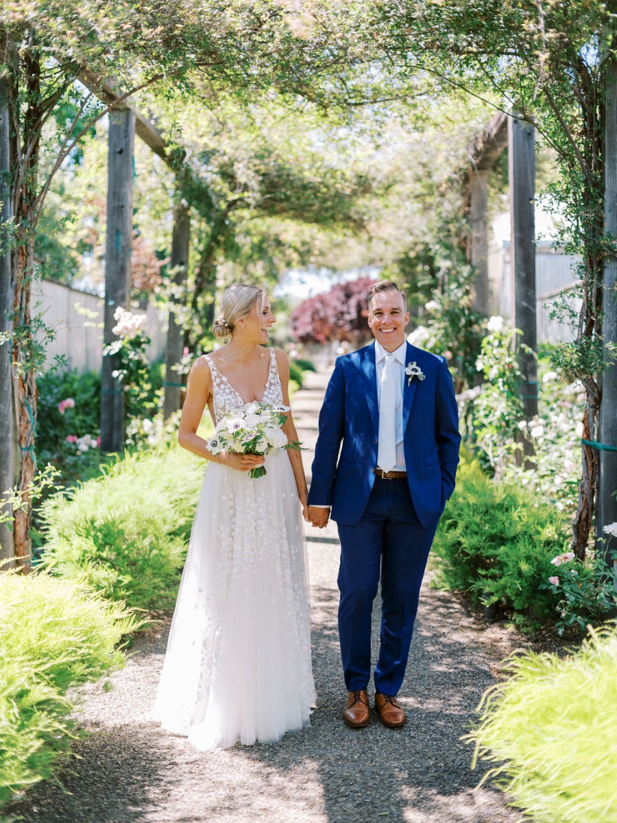 A modern Napa wedding with odes to the couple's international roots