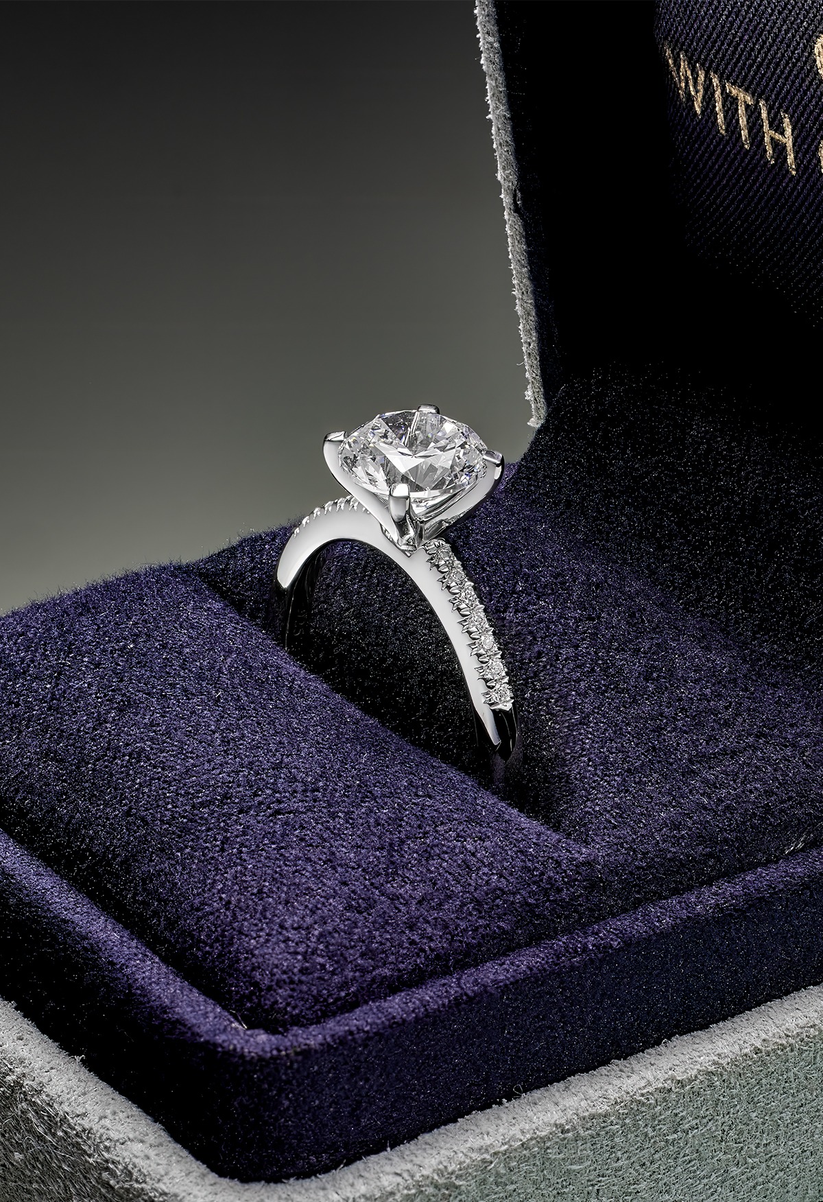 custom diamond engagement ring from with clarity
