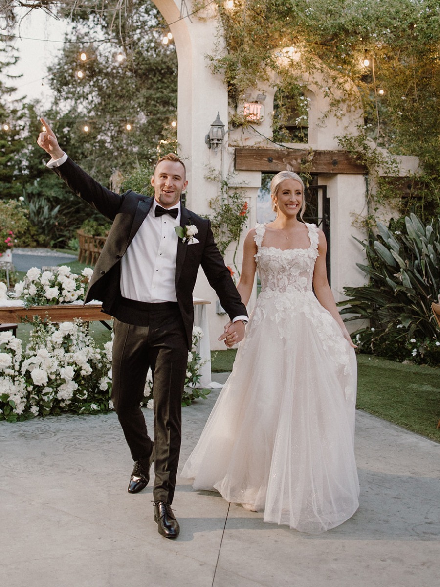 You didn't know you wanted a bridal cape until this luxe fall wedding