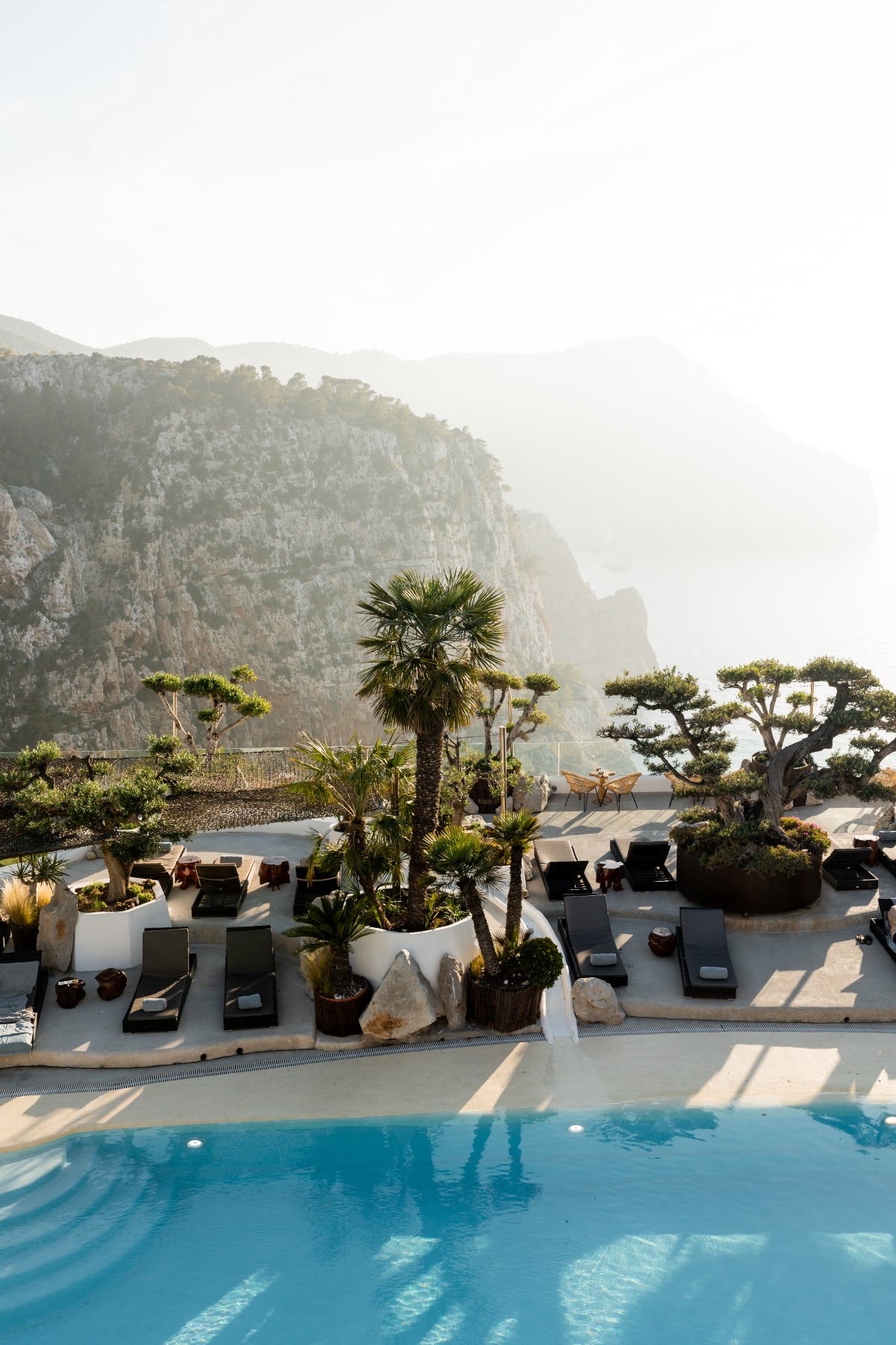 Dreamy tropical cliffside wedding venue in Ibiza Spain 