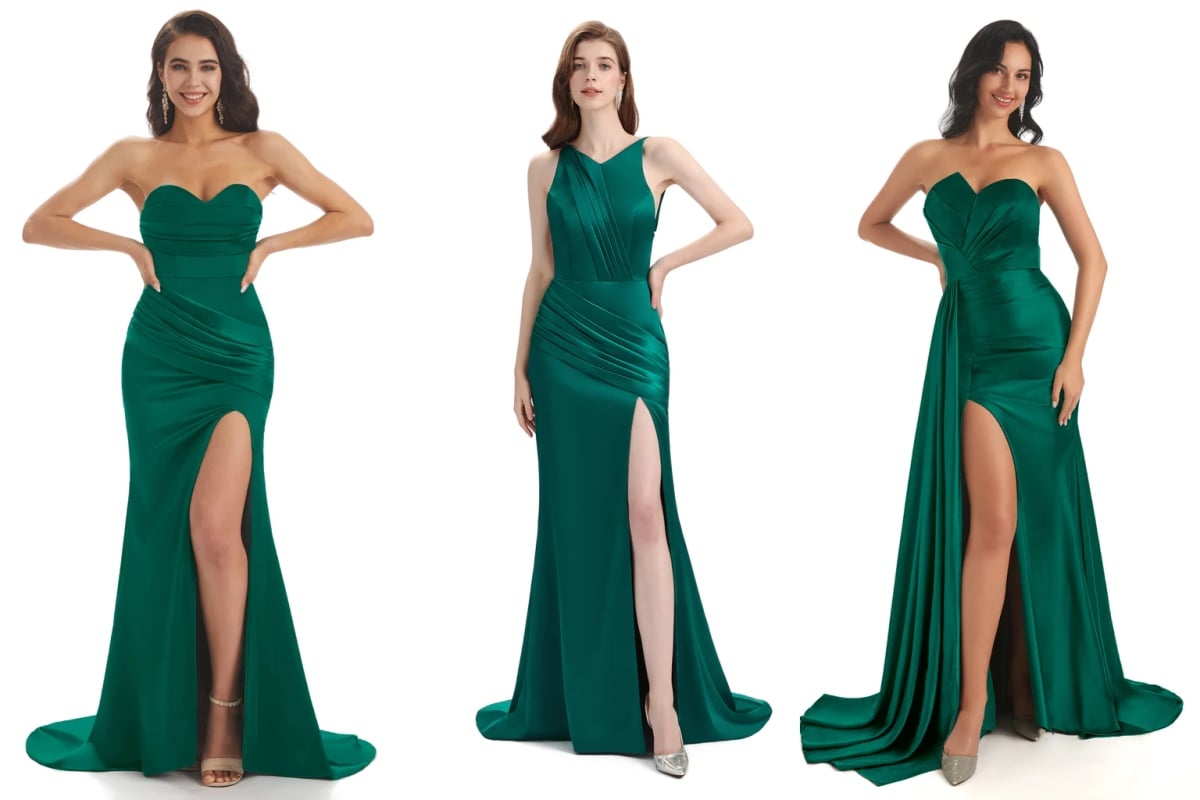 7emerald-green-satin-bridesmaid-dresses