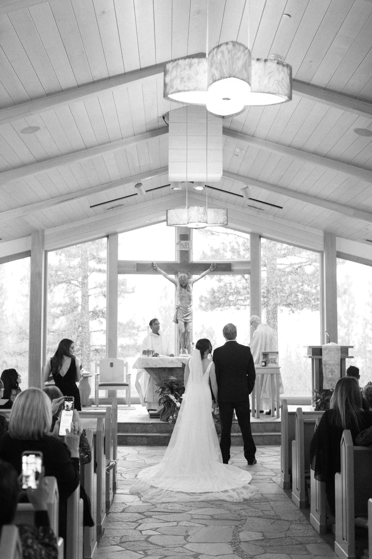Tahoe chapel wedding ceremony 
