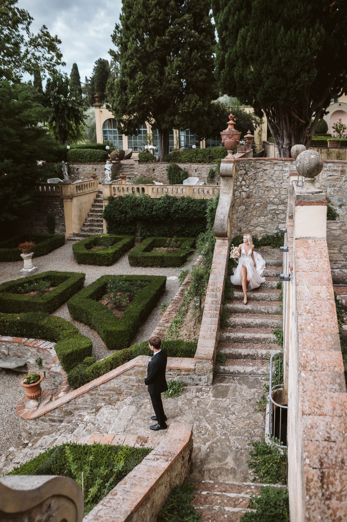 wedding at a villa in florence