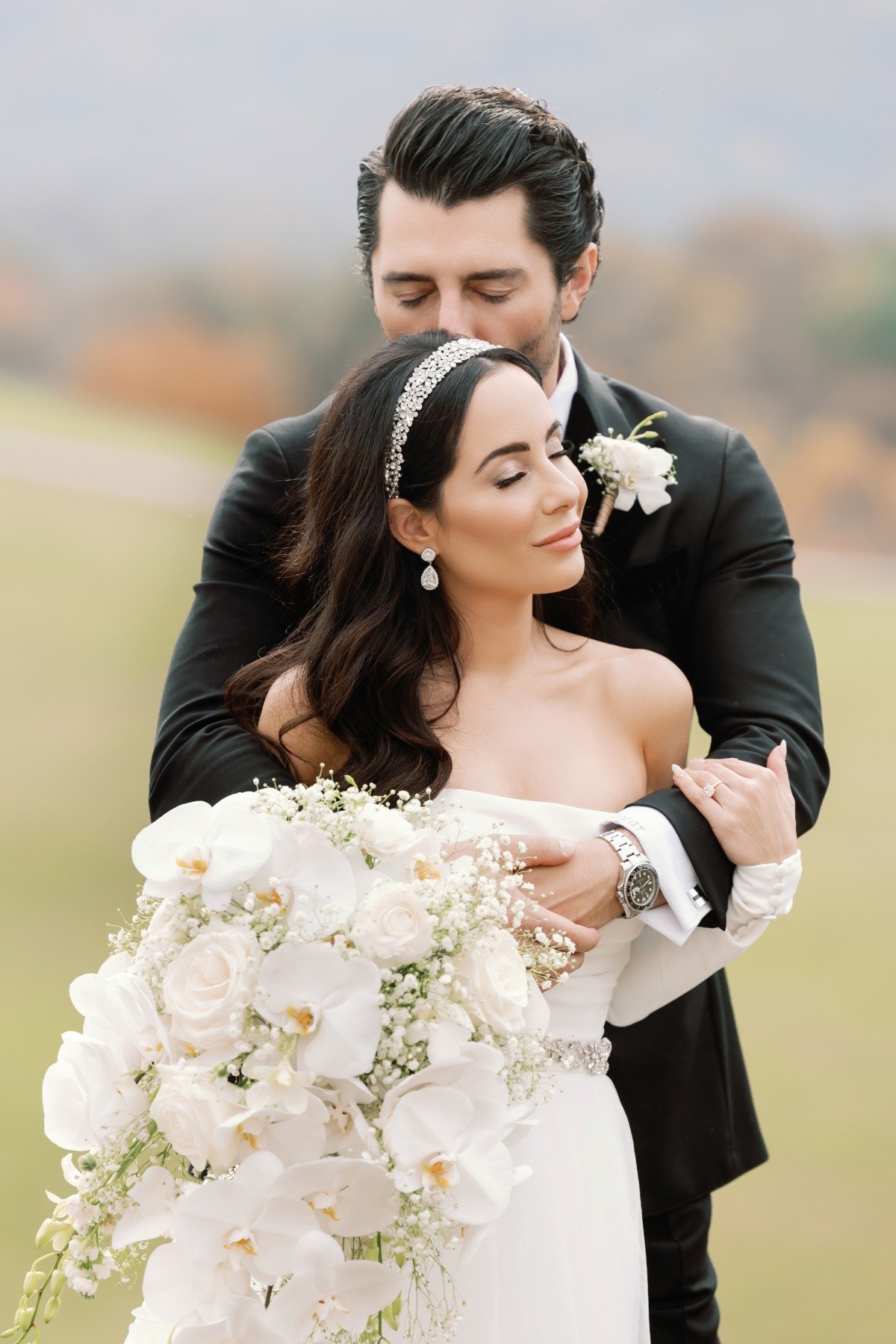 Romantic and tender wedding photography in North Carolina 