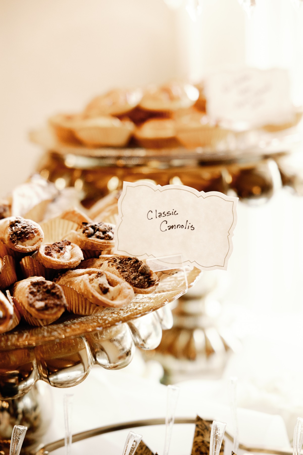 Ornate wedding desserts for luxury wedding reception