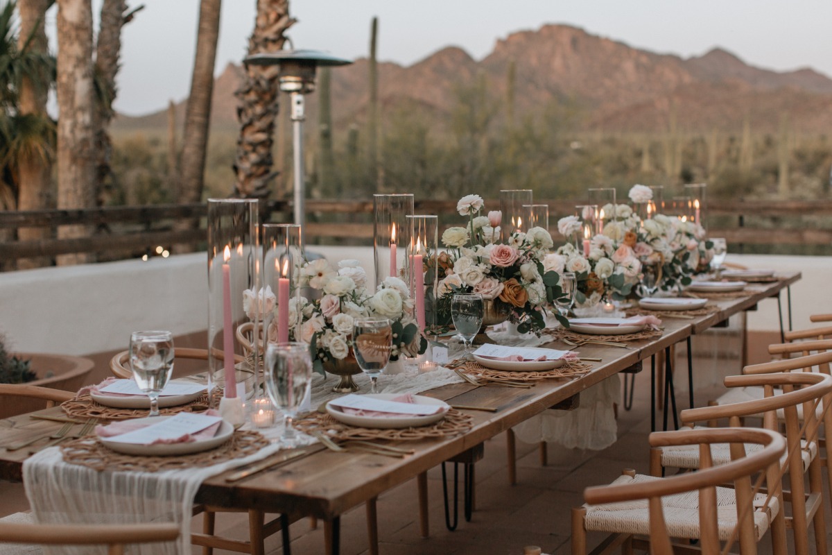 desert-inspired wedding color palette