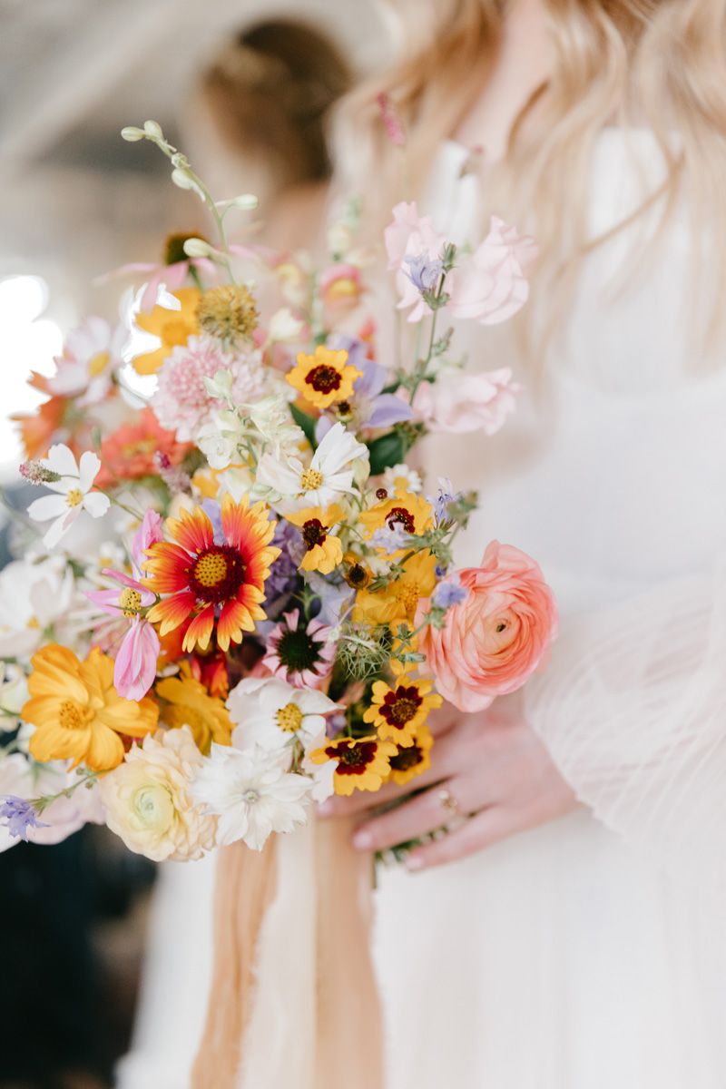 wildflower bridal bouquet