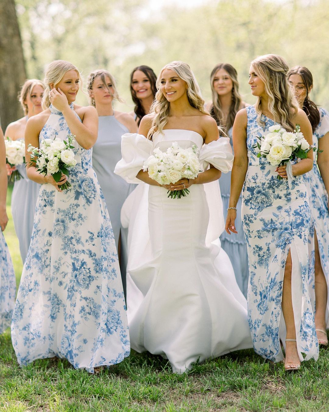 1-blue-floral-bridesmaid-dresses