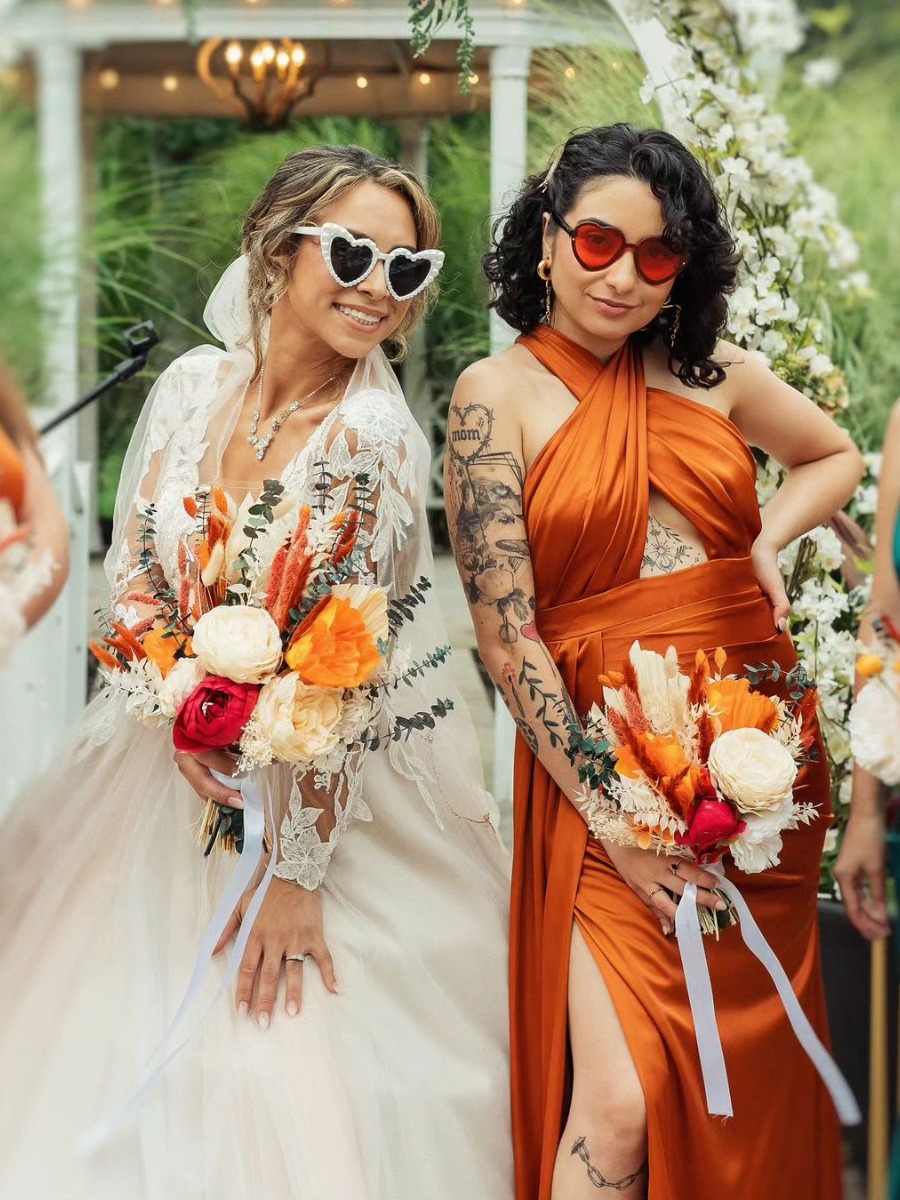 Top 10 Satin Bridesmaid Dress Colors for 2024