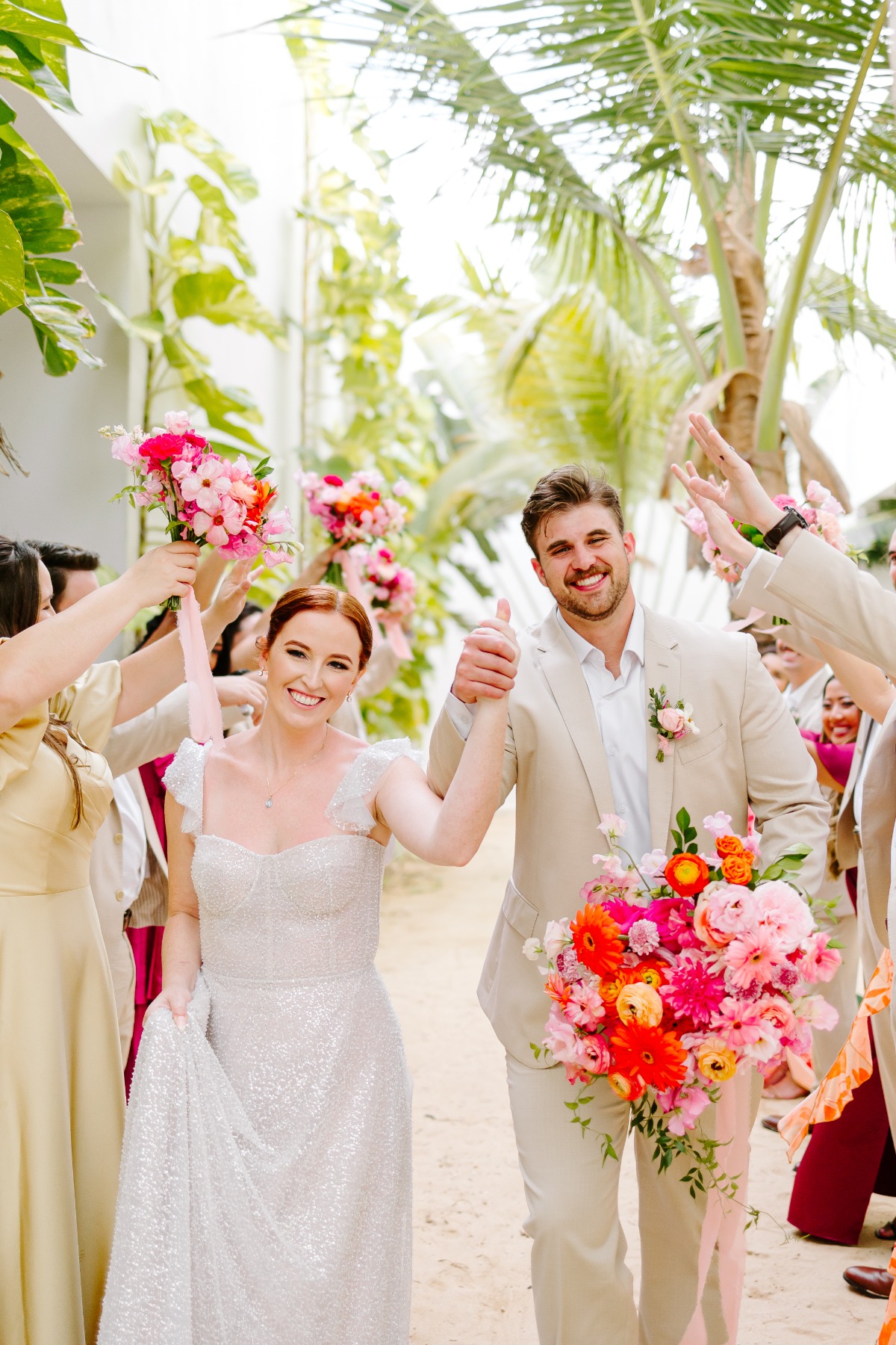 tropical beach destination wedding