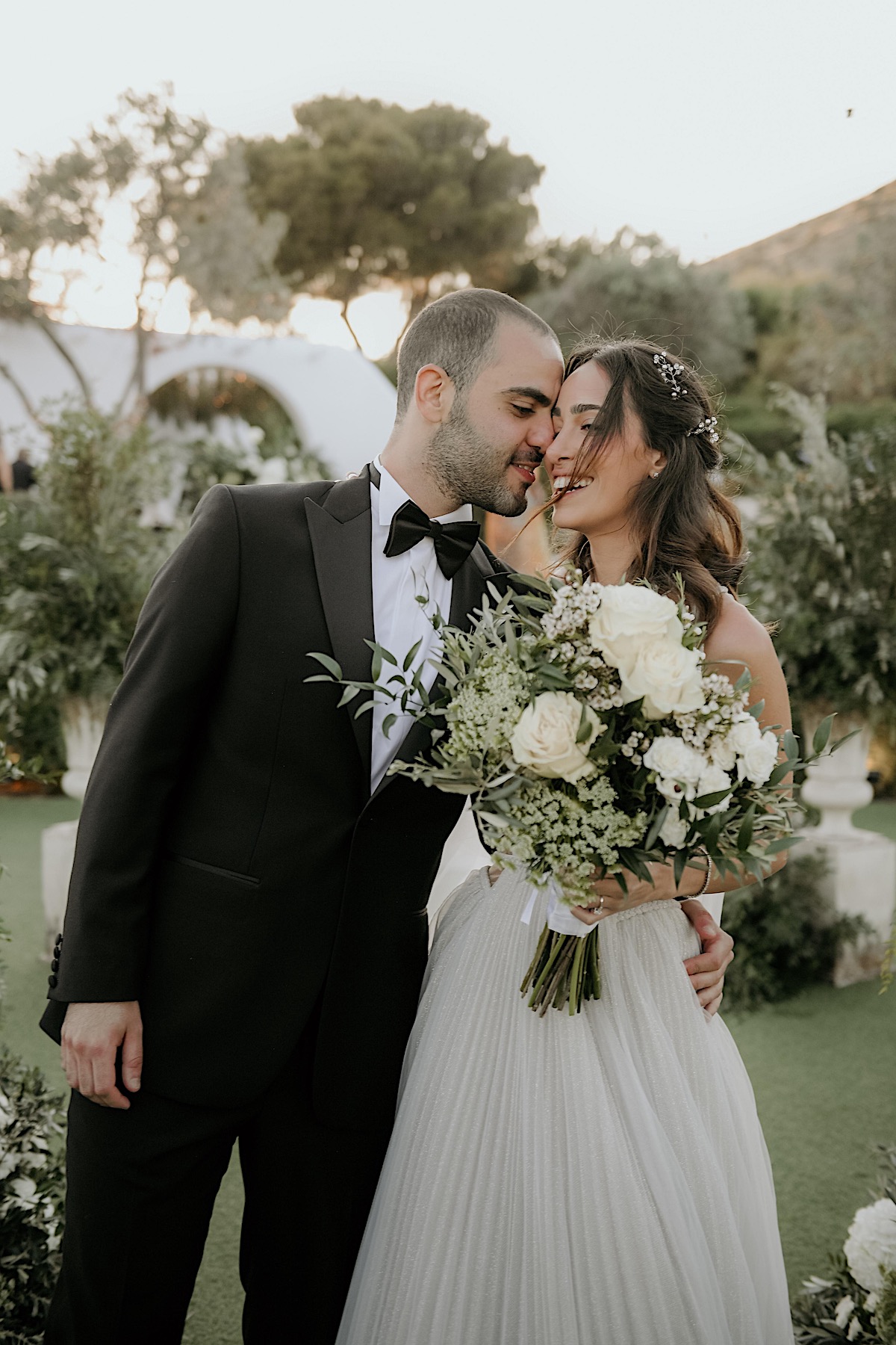 Bohemian olive themed Mediterranean wedding in Greece 
