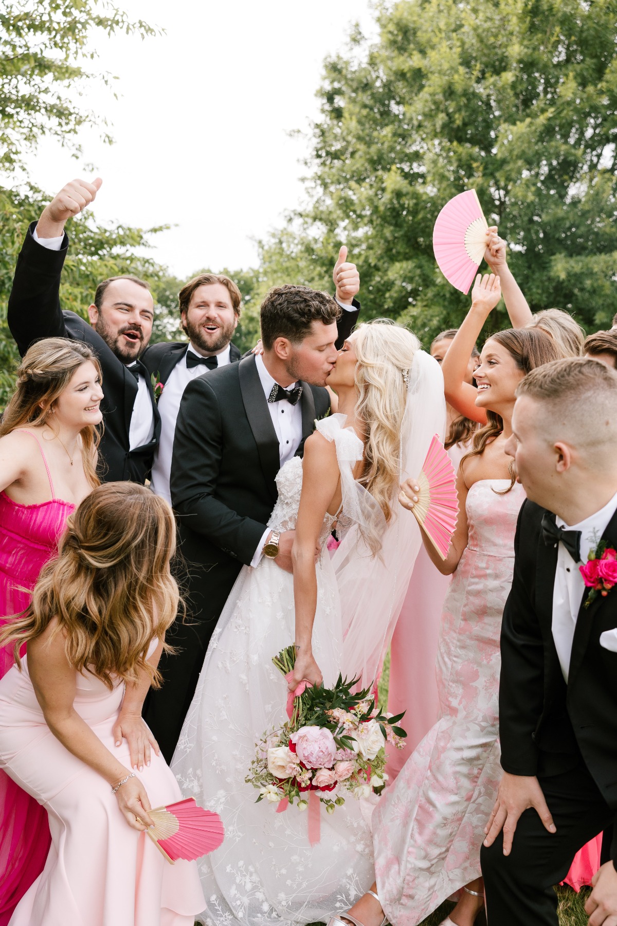 Whimsical Barbie inspired hot pink wedding in Georgia 