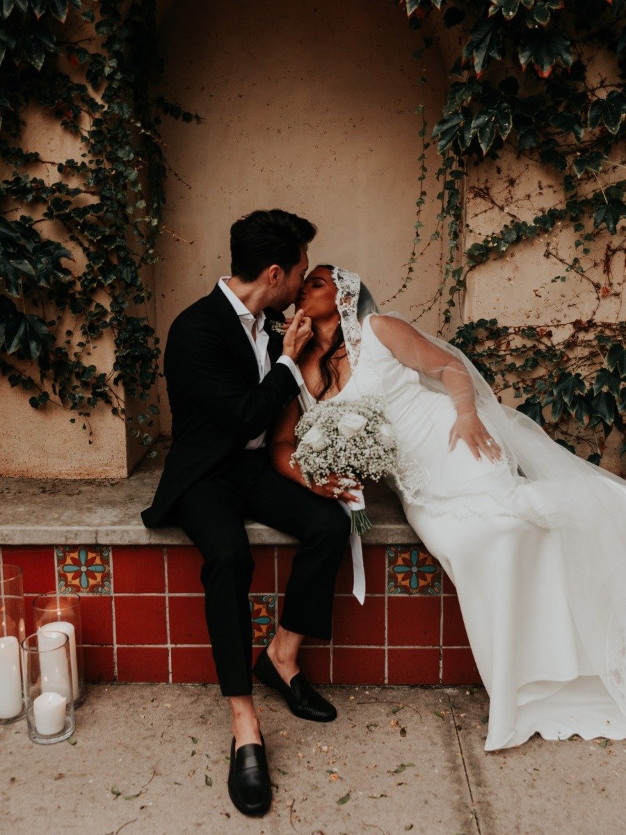 This elegant Thousand Oaks wedding was a baby's breath master class