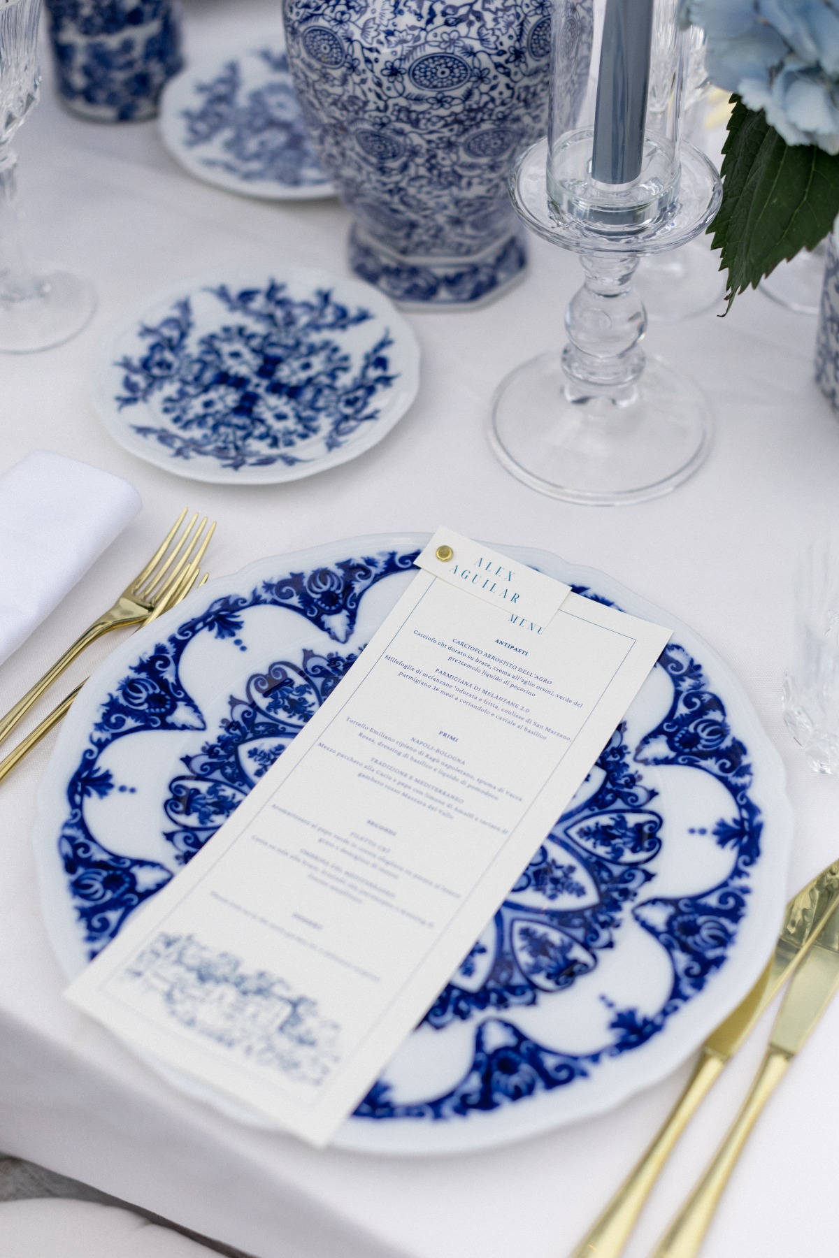 chinoiserie place settings