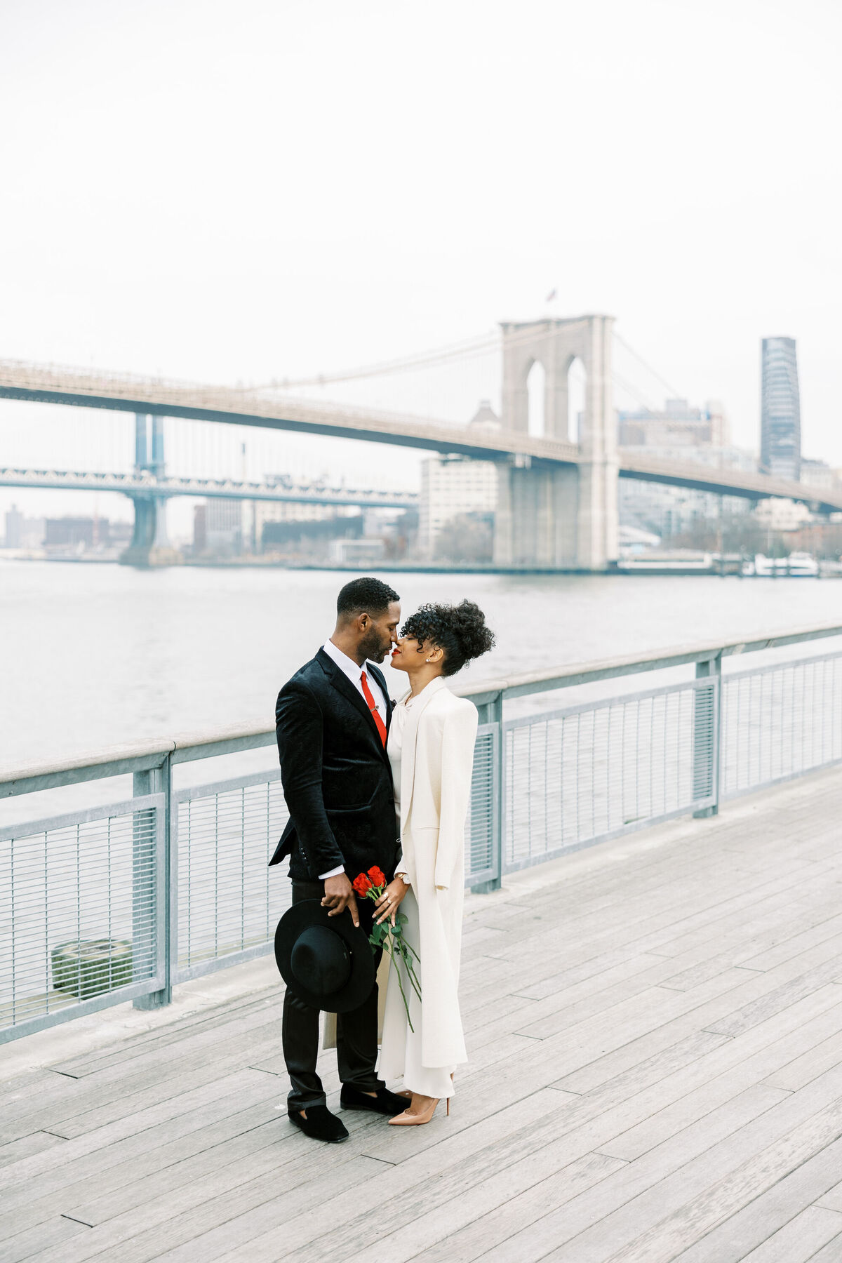 NYC skyline wedding