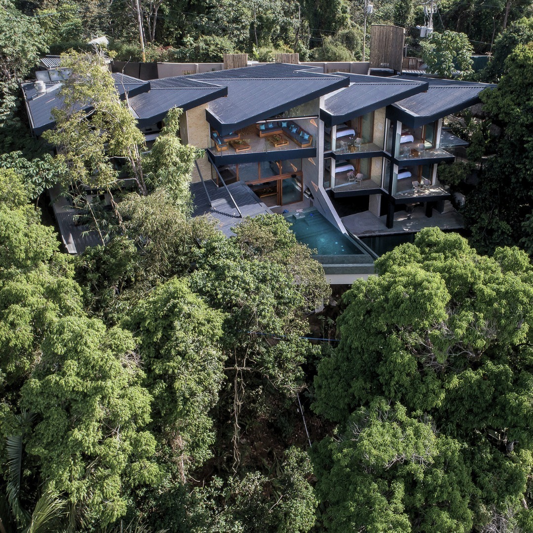 modern rainforest house Villa Punto de vista
