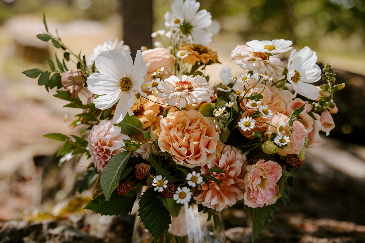 bohemian bridal bouquet