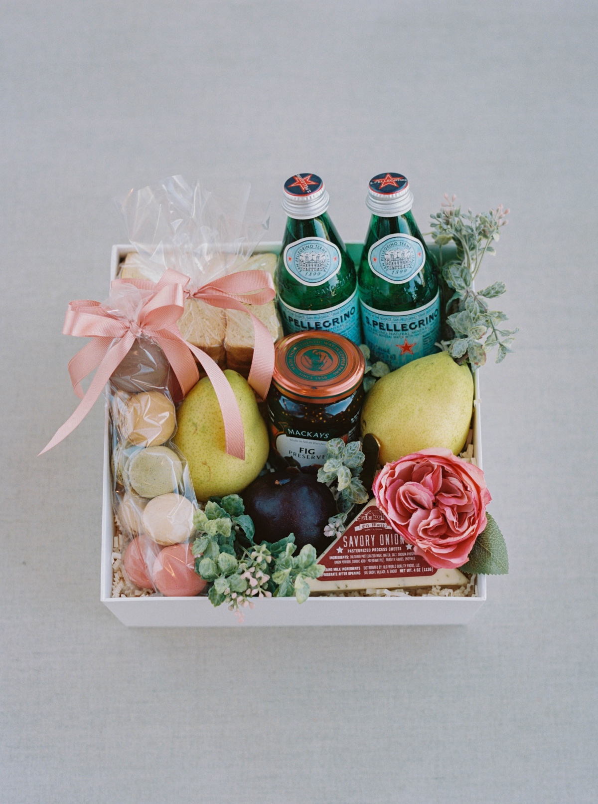 charcuterie welcome basket