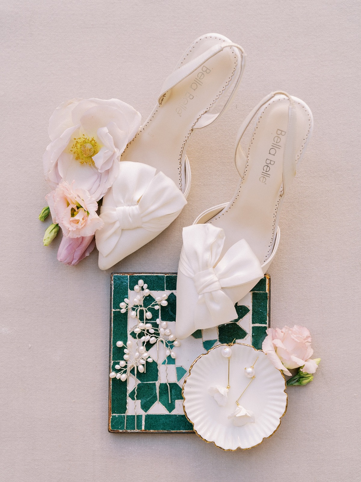 kitten heel wedding shoes with bows