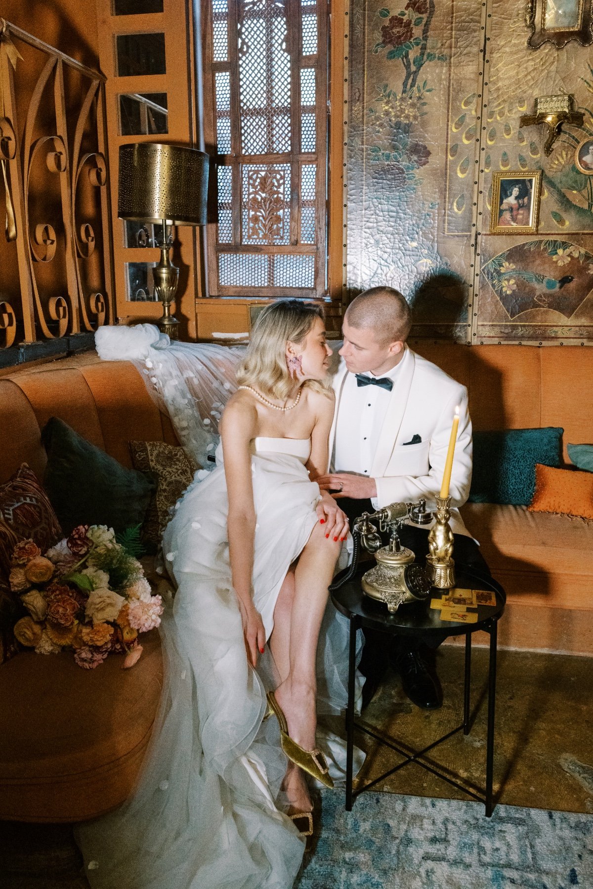 An inviting European-style maximalist wedding at The Ruins in Seattle