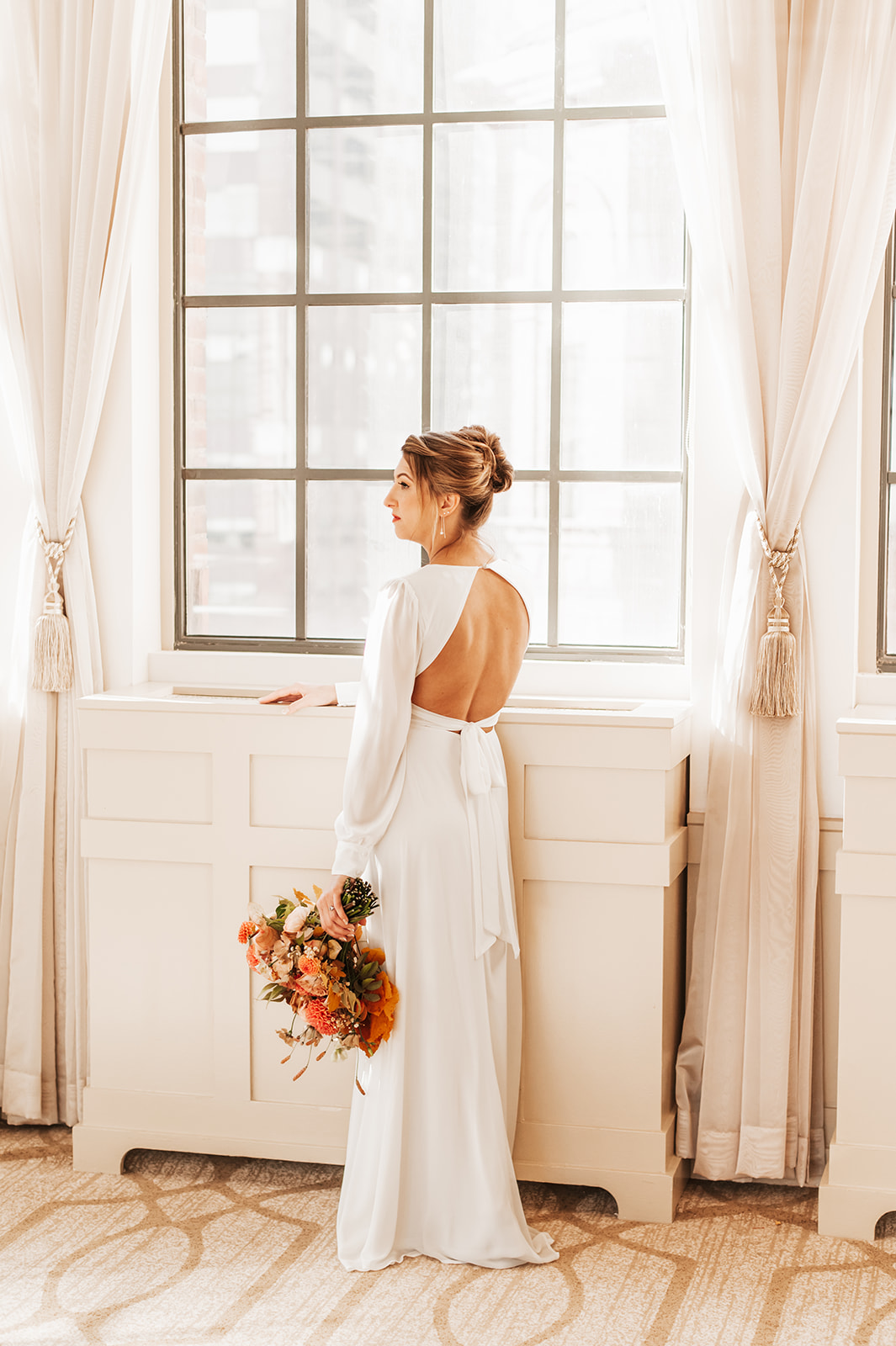 vintage-inspired wedding dress
