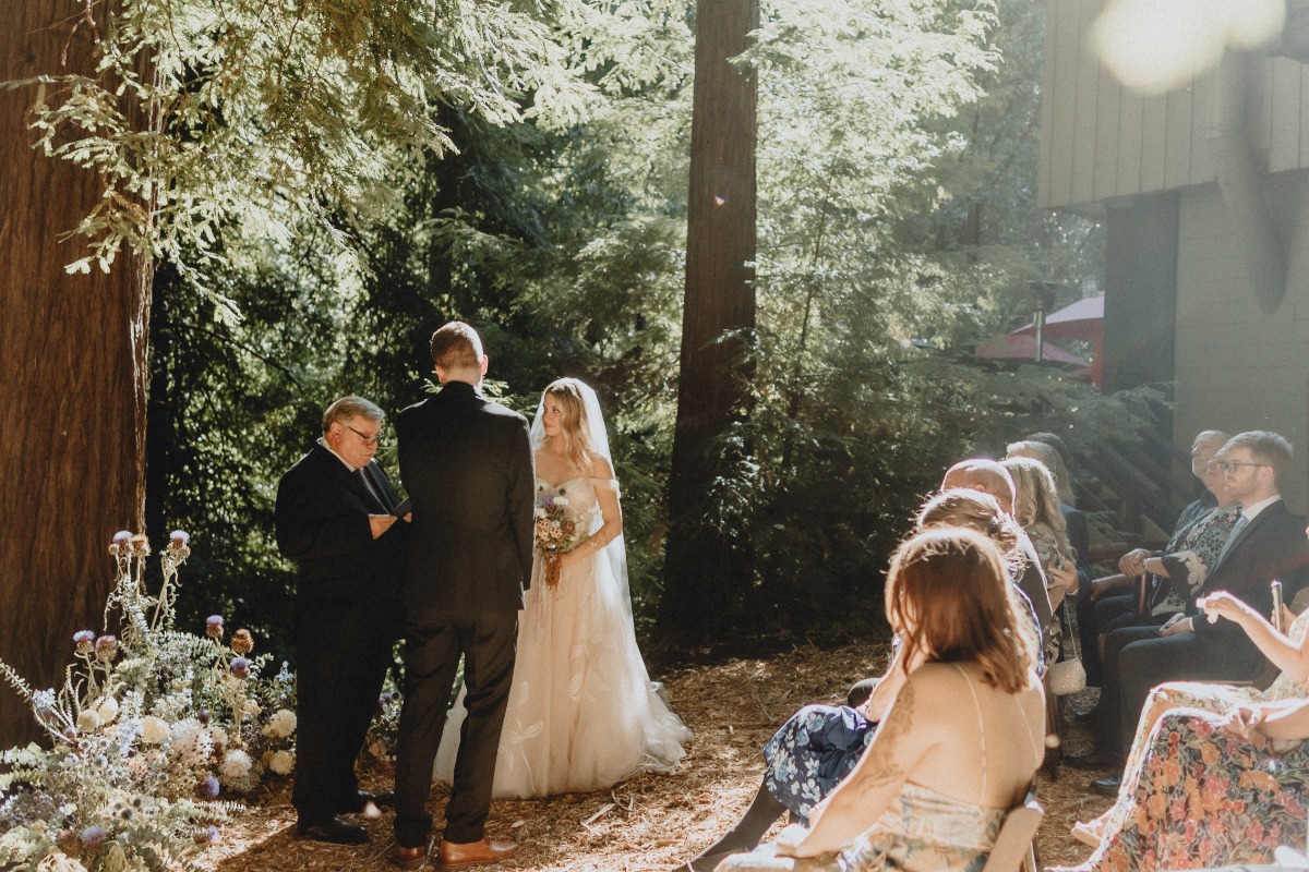 Redwoods forest wedding