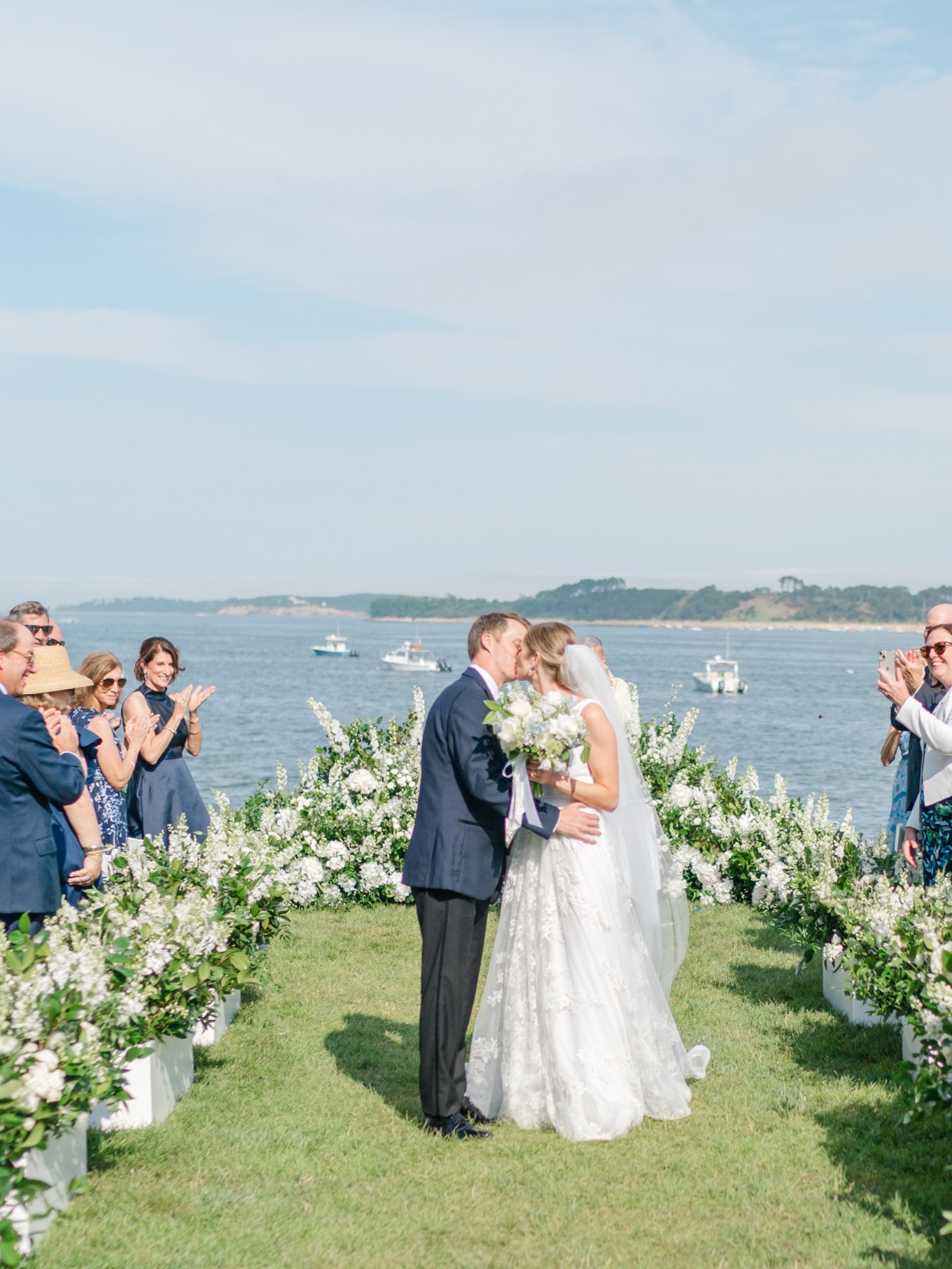 oceanfront Cape Cod wedding ceremony
