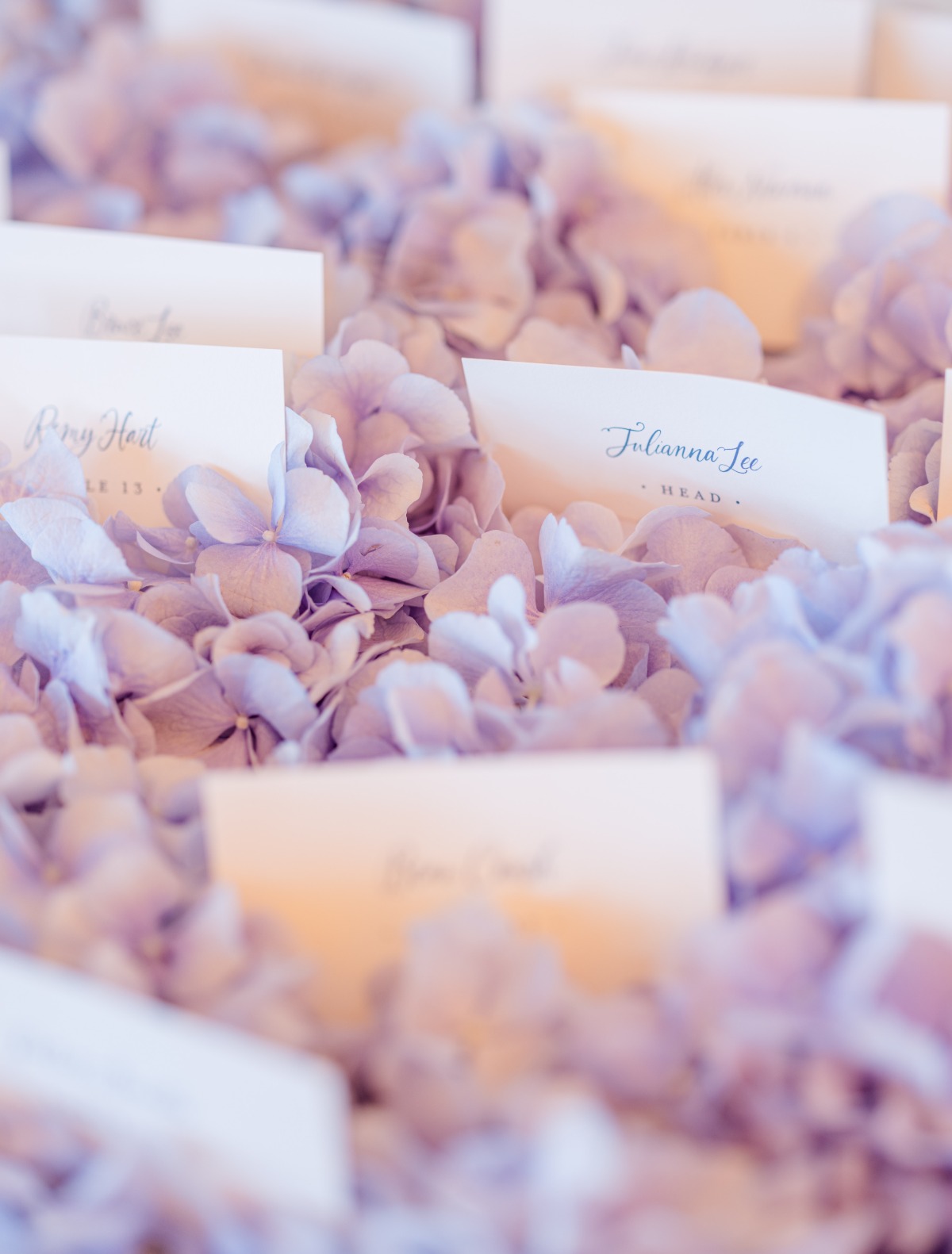 calligraphy seating cards