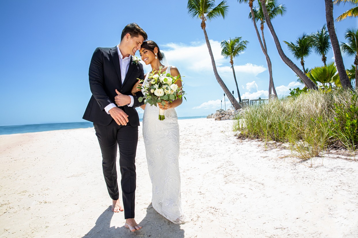 beach boho wedding destination in the florida keys