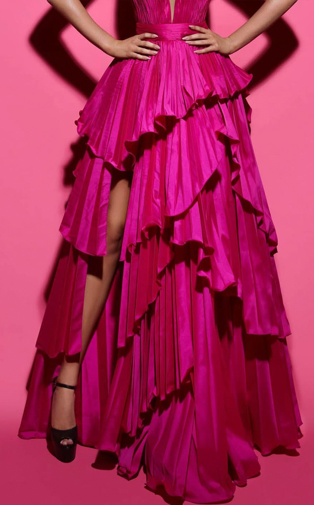 pinkweddingguestdress